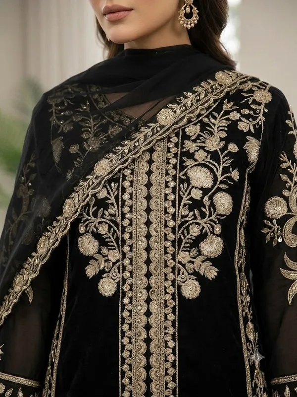 Sequence_Embroidered_Worked_Top_Plazzo_&_Dupatta_Set