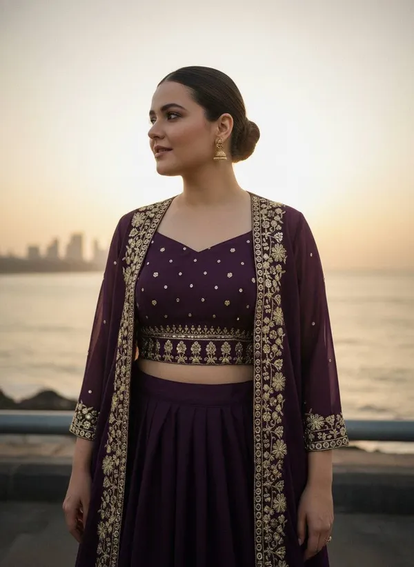 Premium_Indowestern_Lehenga_Choli_Set