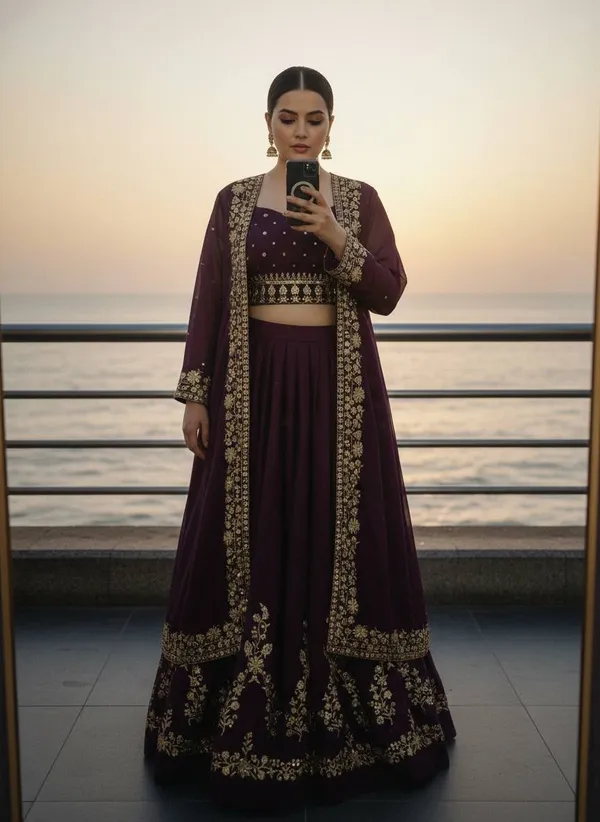 Premium_Indowestern_Lehenga_Choli_Set