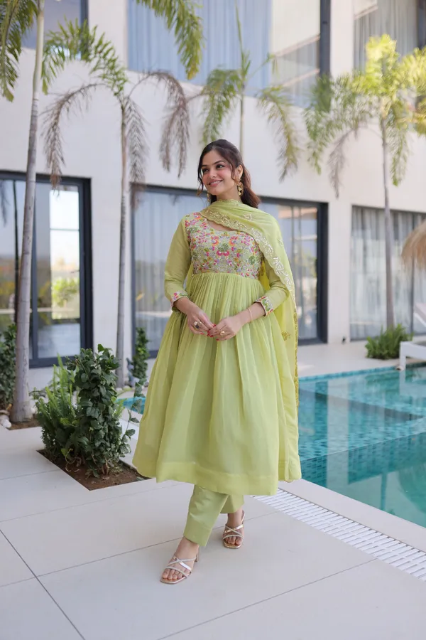 Premium_Pista_Green_Ready-made_Gown_with_Pant_&_Dupatta_Set