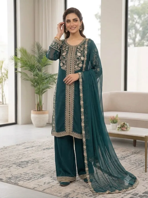 Sequence_Embroidered_Worked_Top_Plazzo_&_Dupatta_Set