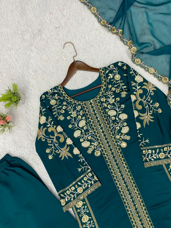 Sequence_Embroidered_Worked_Top_Plazzo_&_Dupatta_Set
