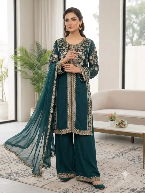 Sequence_Embroidered_Worked_Top_Plazzo_&_Dupatta_Set