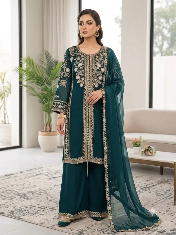 Sequence_Embroidered_Worked_Top_Plazzo_&_Dupatta_Set