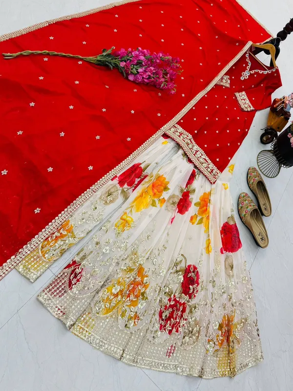 Designer_Party_Sharara_Suit_&_Dupatta_Set_|_Red
