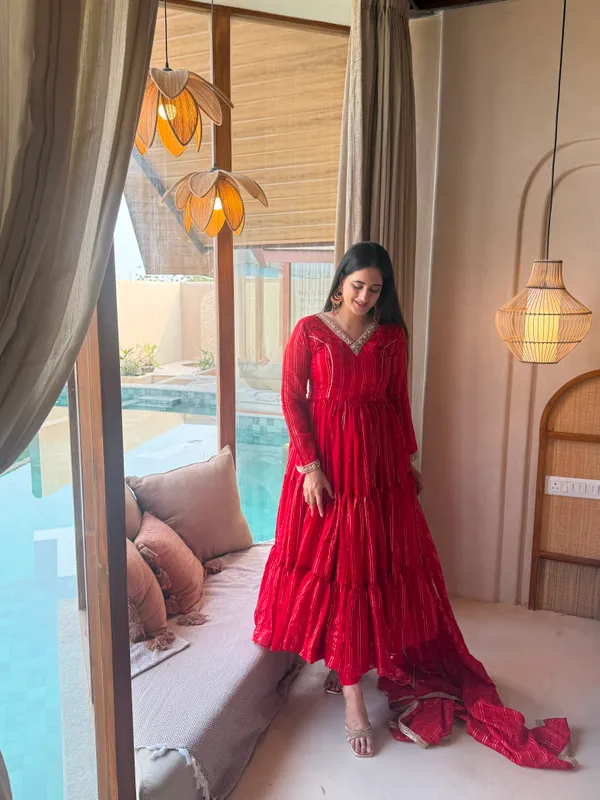 Designer_Brocade_Anarkali_Suit_Set
