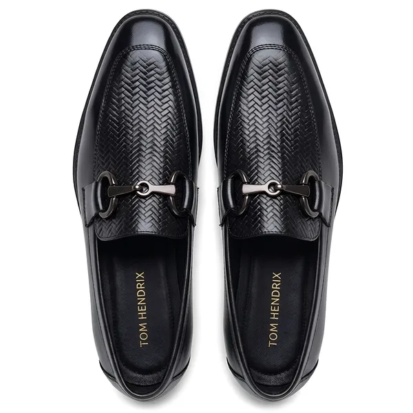 Tom_Hendrix_Horse_Bit_Buckle_Loafer_Black