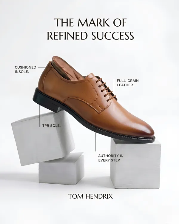 Tom_Hendrix_Classic_Plain_Toe_Derby_Tan