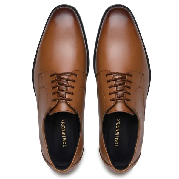 Tom_Hendrix_Classic_Plain_Toe_Derby_Tan