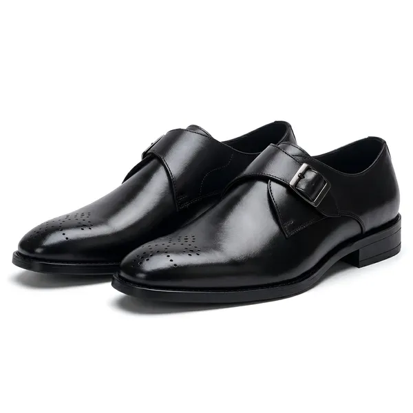 Tom_Hendrix_Single_Strap_Plain_Toe_Monk_Black
