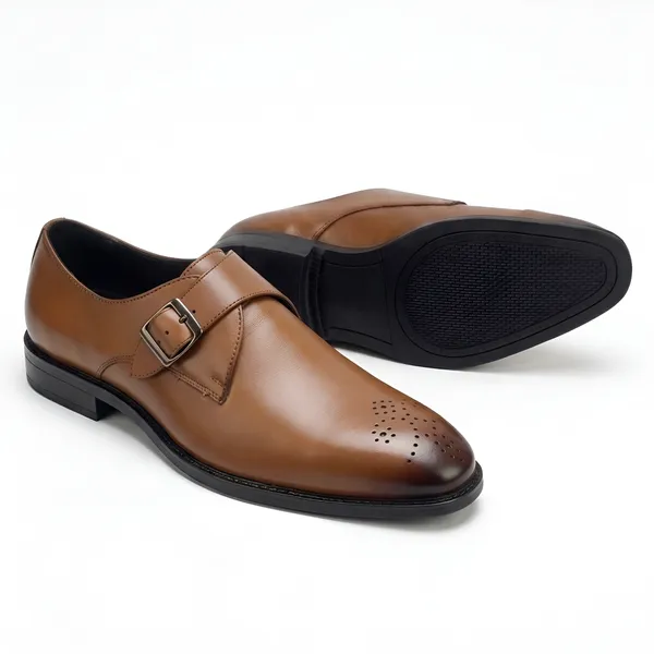 Tom_Hendrix_Single_Strap_Plain_Toe_Monk_Tan