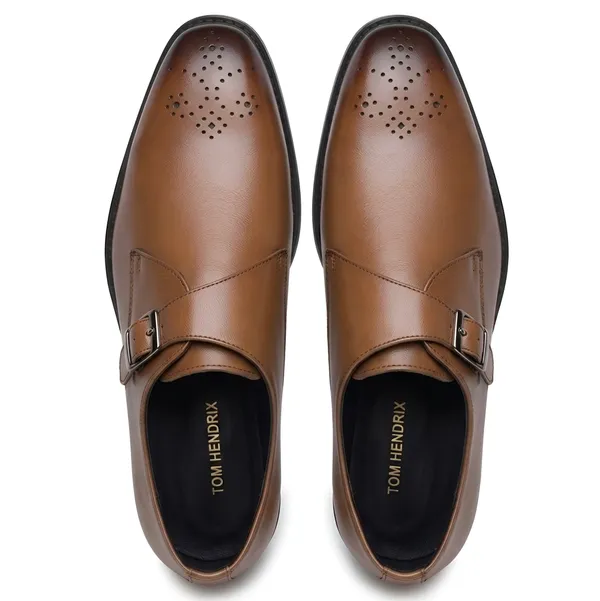 Tom_Hendrix_Single_Strap_Plain_Toe_Monk_Tan