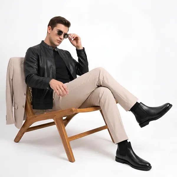 Tom_Hendrix_Round_Toe_Elastic_Chelsea_Boot_Black