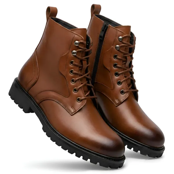 Tom_Hendrix_Ankle_Combat_Boots_With_Side_Zip_Tan