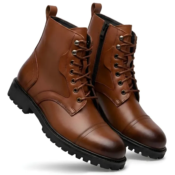Tom_Hendrix_Ankle_Cap_Toe_Combat_Boots_With_Side_Zip_Tan