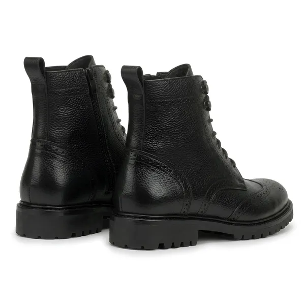Tom_Hendrix_Mild_Leather_Ankle_Brogue_Combat_Boots_With_Side_Zip_Black