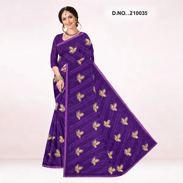 Purple_Shimmer_Butterfly_Embroidered_Traditional_Saree_For_Women