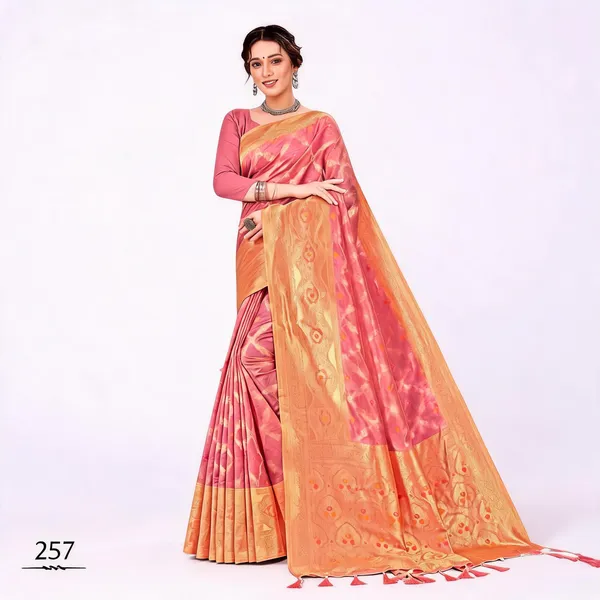 Pink_Organza_Silk_Zari_Woven_Banarasi_Saree_For_Women