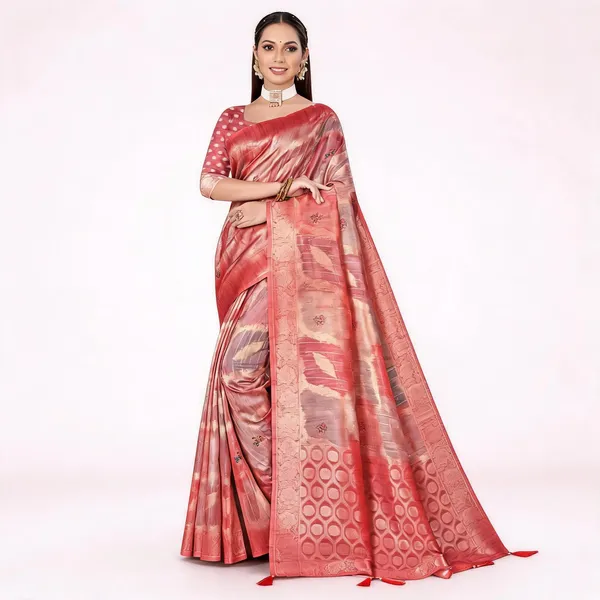 Pink_Soft_Cotton_Digital_Print_Zari_Border_Saree_For_Women