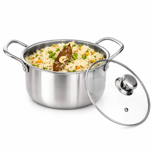 UPCW_STAINLESS_STEEL_TRIPLY_SAUCE_POT_BIRYANI_POT_WITH_GLASS_LID