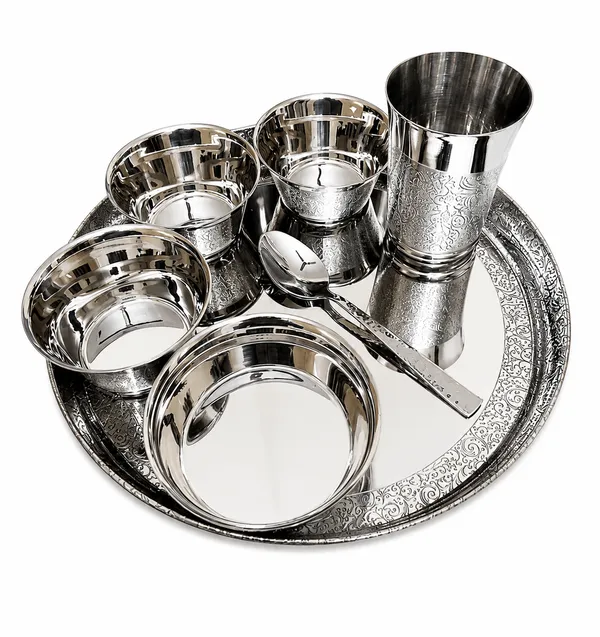 UPCW_PREMIUM_ETCHING_DESIGN_7_PIECE_STAINLESS_STEEL_THALI_SET
