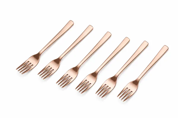UPCW_TEA_FORK_6_PIECE_SET_PVD_ROSE_GOLD_FINISH