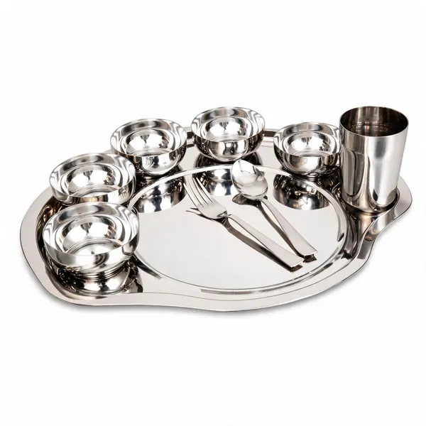 UPCW_9_PIECE_MAHARAJA_STAINLESS_STEEL_DINNER_SET