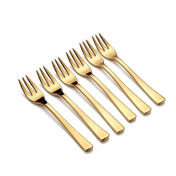 UPCW_FRUIT_FORK_6_PIECE_SET_PVD_GOLD_FINISH