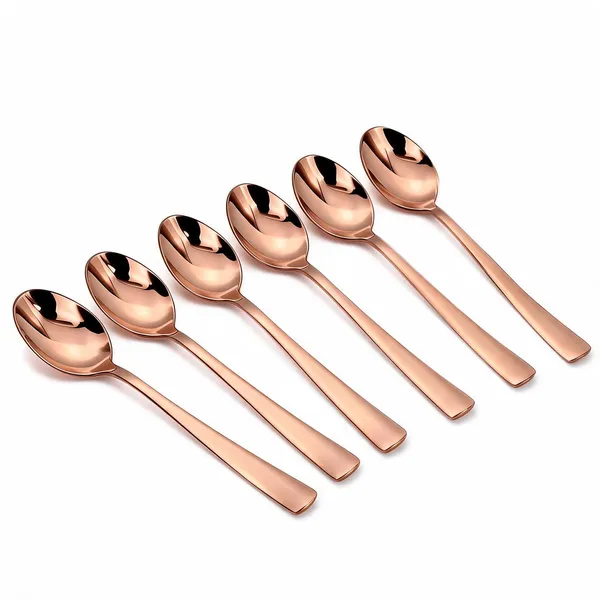 UPCW_TEA_SPOON_6_PIECE_SET_PVD_ROSE_GOLD_FINISH