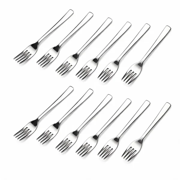 UPCW_TEA_FORK_12_PIECE_SET_SILVER_PACK_OF_12