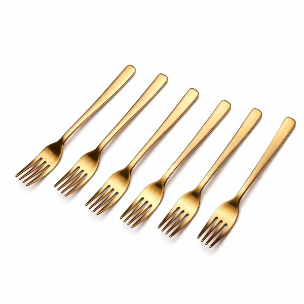 UPCW_TEA_FORK_6_PIECE_SET_PVD_GOLD_FINISH