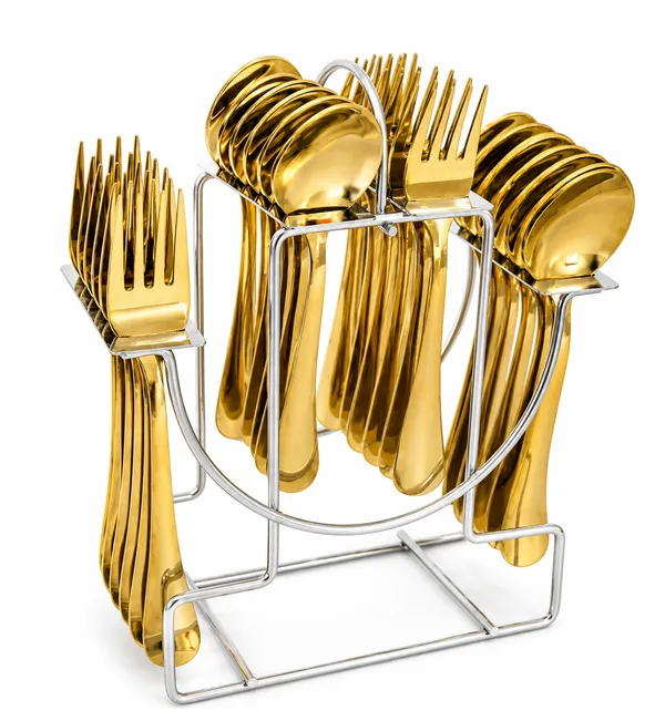 UPCW_EXCLUSIVE_ROYAL_DESIGN_14_G_STAINLESS_STEEL_CUTLERY_SET_WITH_GOLDEN_PVD_FINISH