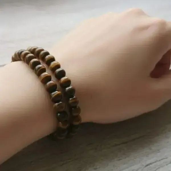 Brown_Coconut_Shell_And_Semi_Precious_Stones_Bracelet__For_Women