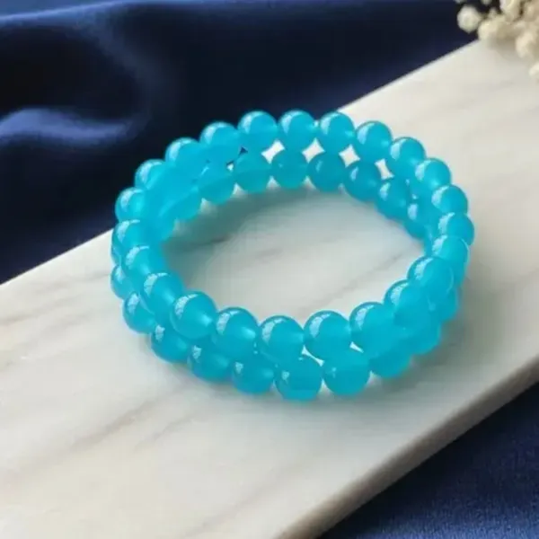 Turquoise_imported_glass_beads_Bracelet__For_Women