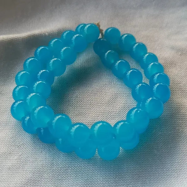 Turquoise_imported_glass_beads_Bracelet__For_Women