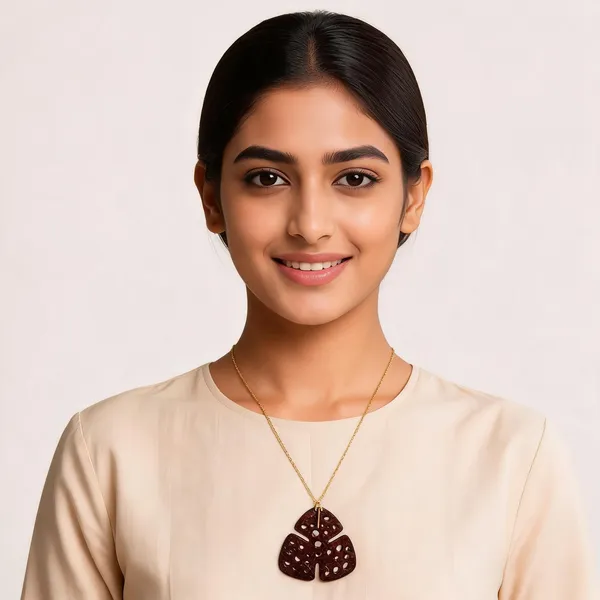 Brown_Coconut_Shell_pendant_and_golden_plated_brass_chain_Necklace__For_Women