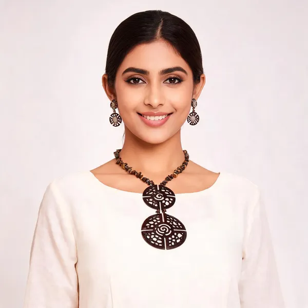 Brown_Coconut_Shell_And_Semi_Precious_Stones_Jewellery___For_Women