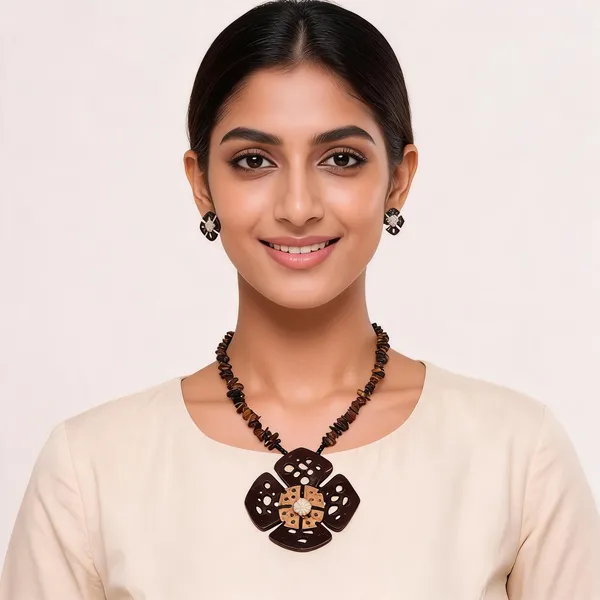 Brown_Coconut_Shell_And_Semi_Precious_Stones_Jewellery___For_Women