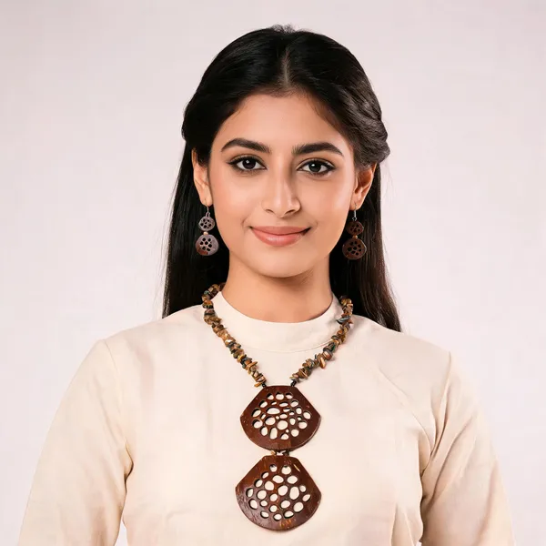 Brown_Coconut_Shell_And_Semi_Precious_Stones_Jewellery___For_Women