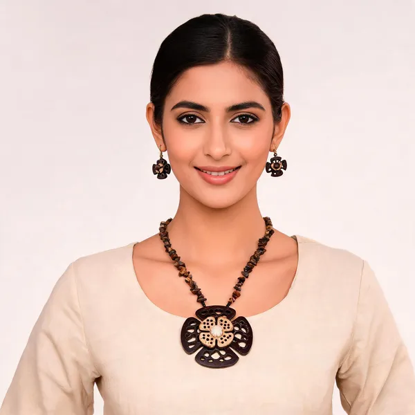 Brown_Coconut_Shell_And_Semi_Precious_Stones_Jewellery___For_Women