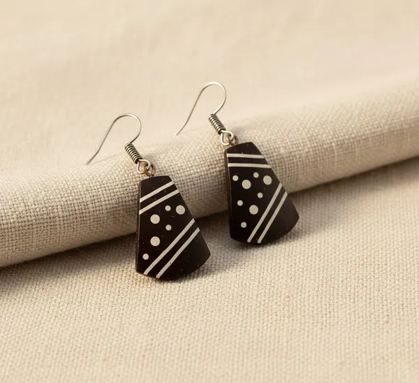 Brown_Coconut_Shell_Earrings__For_Women