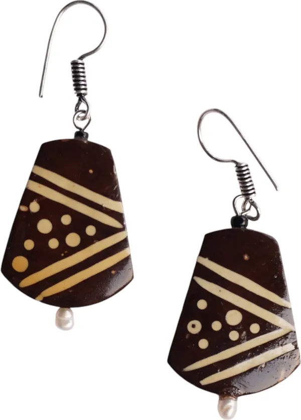 Brown_Coconut_Shell_Earrings__For_Women