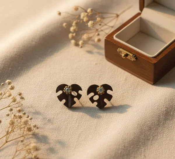 Brown_Coconut_Shell_Earrings__For_Women