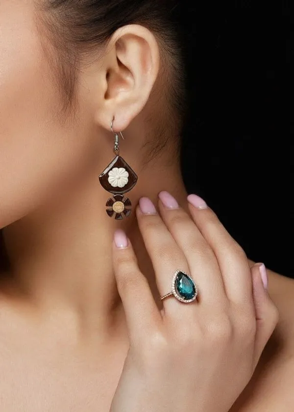 Brown_Coconut_and_terracotta_Earrings__For_Women
