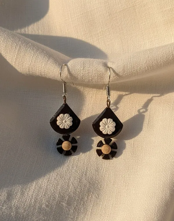 Brown_Coconut_and_terracotta_Earrings__For_Women