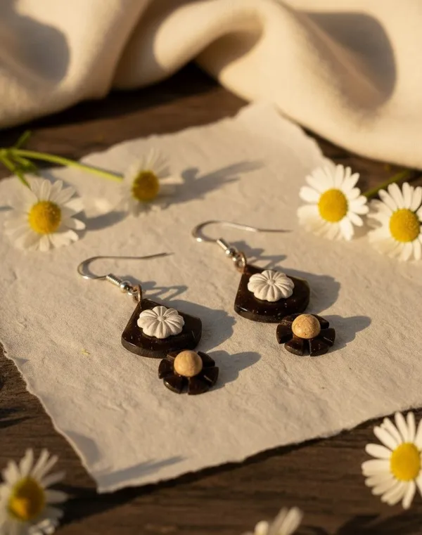 Brown_Coconut_and_terracotta_Earrings__For_Women