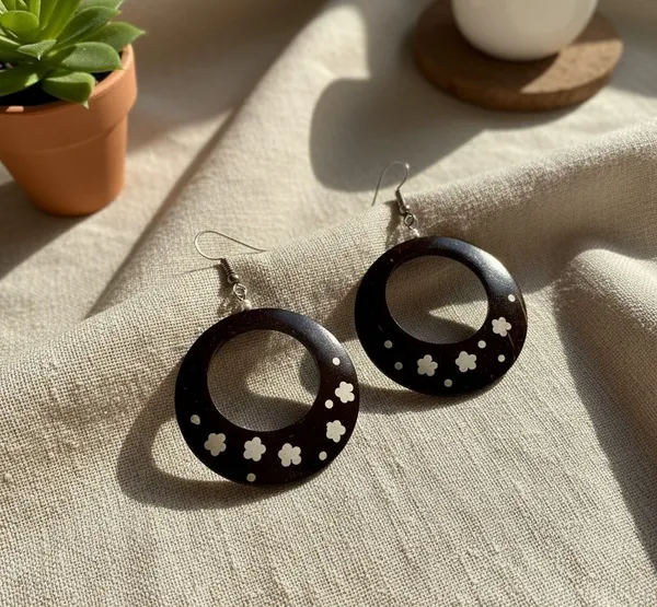 Black_Coconut_Shell_Earrings_For_Women