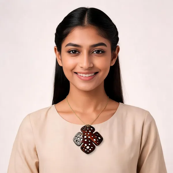 Brown_Coconut_Shell_Pendant_And_Golden_plated_Brass_chain_Necklace__For_Women