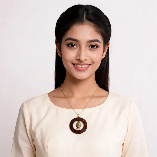 Brown_Coconut_Shell_pendant_and_golden_plated_brass_chain_Necklace__For_Women