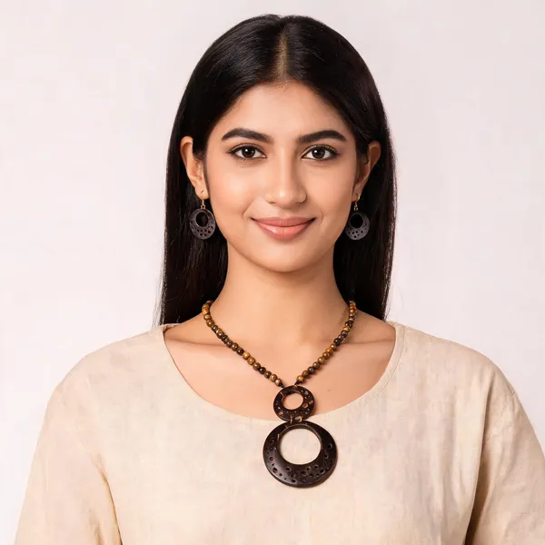 Brown_Coconut_Shell_And_Semi_Precious_Stones_Jewellery___For_Women